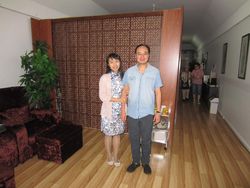 Dr. Isabella Y, FENG and her husband