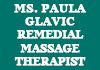 Ms. Paula Glavic Remedial Massage Therapist