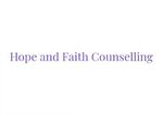 Hope and Faith Counselling