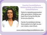 Family Constellations Facilitator Training (12 month immersion)