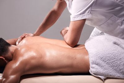 Deep tissue men's massage