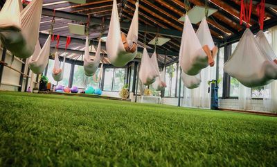 Aerial Yoga including Yin, Flow & Meditation on our Yoga & Relaxation retreats