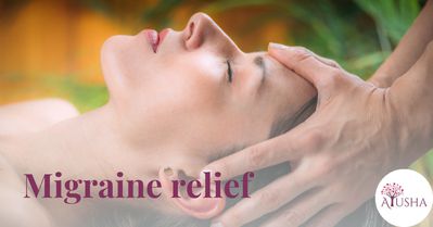 Migraine relief head marma therapy