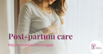Postpartum massage and herbal remedies