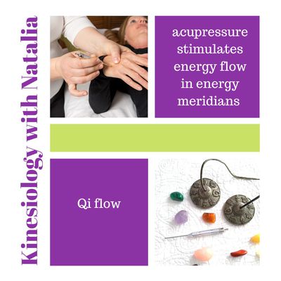 Flow of the life force (or Qi) can be harmonised by stimulating specific acupoints.