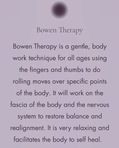 What is Bowen Therapy?